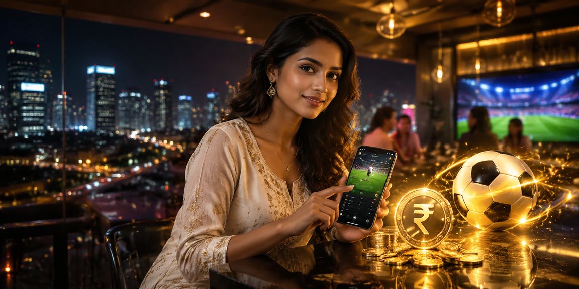 Indian football betting neon lights